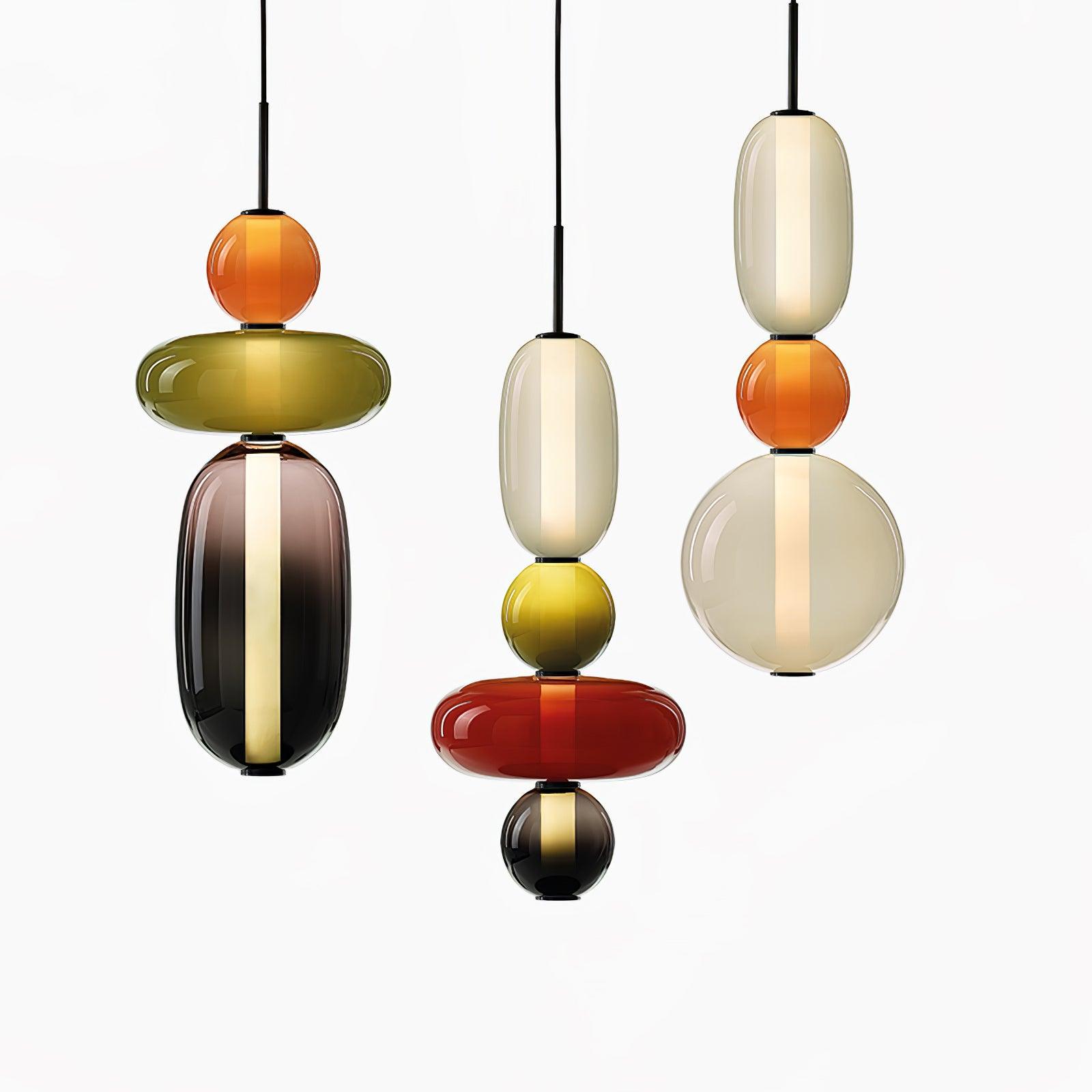Prisma Glow Glass Pendant Light - Soliqlo