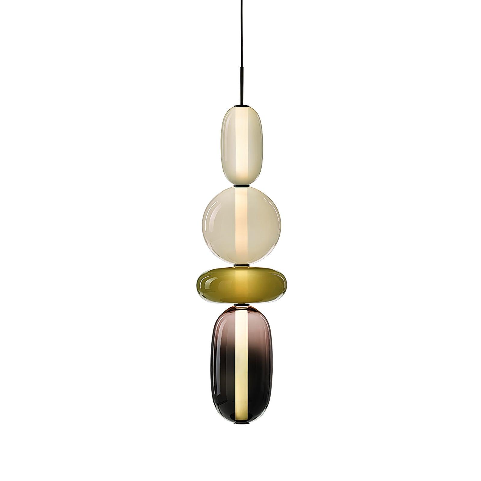 Prisma Glow Glass Pendant Light - Soliqlo
