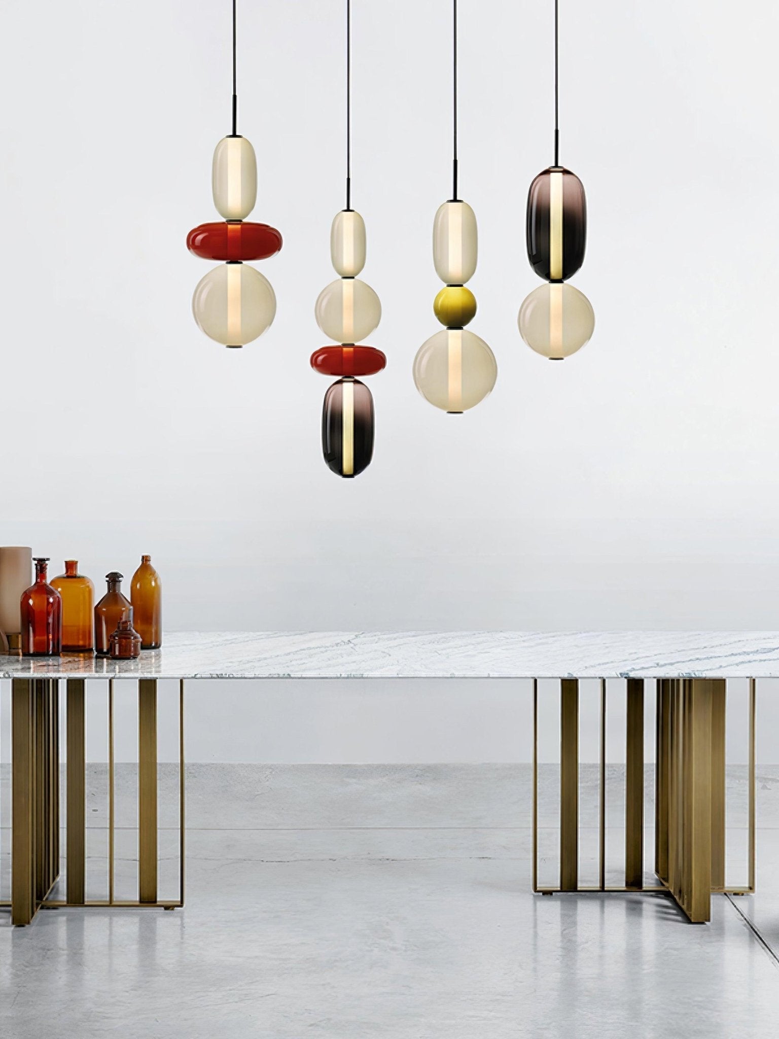 Prisma Glow Glass Pendant Light - Soliqlo