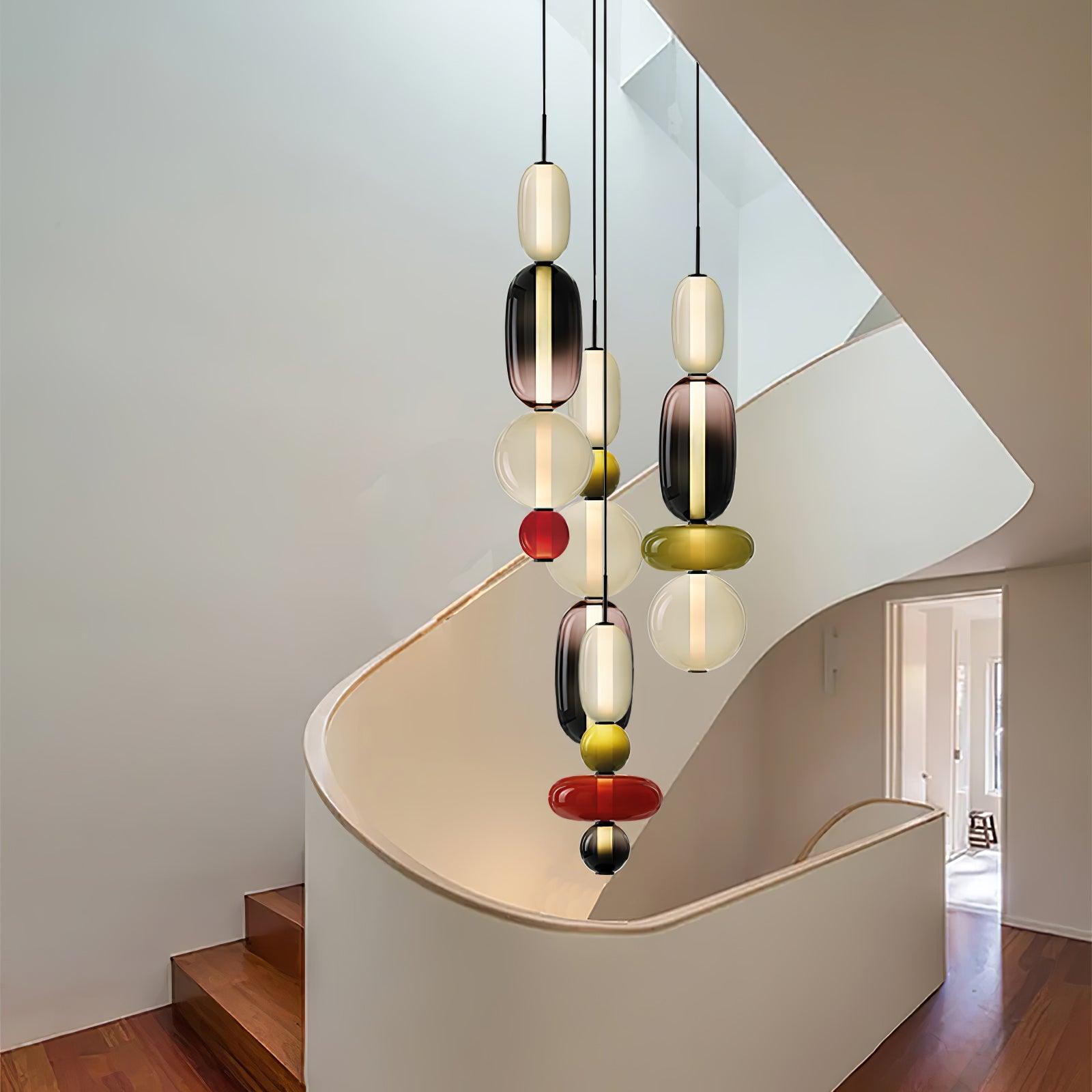 Prisma Glow Glass Pendant Light - Soliqlo
