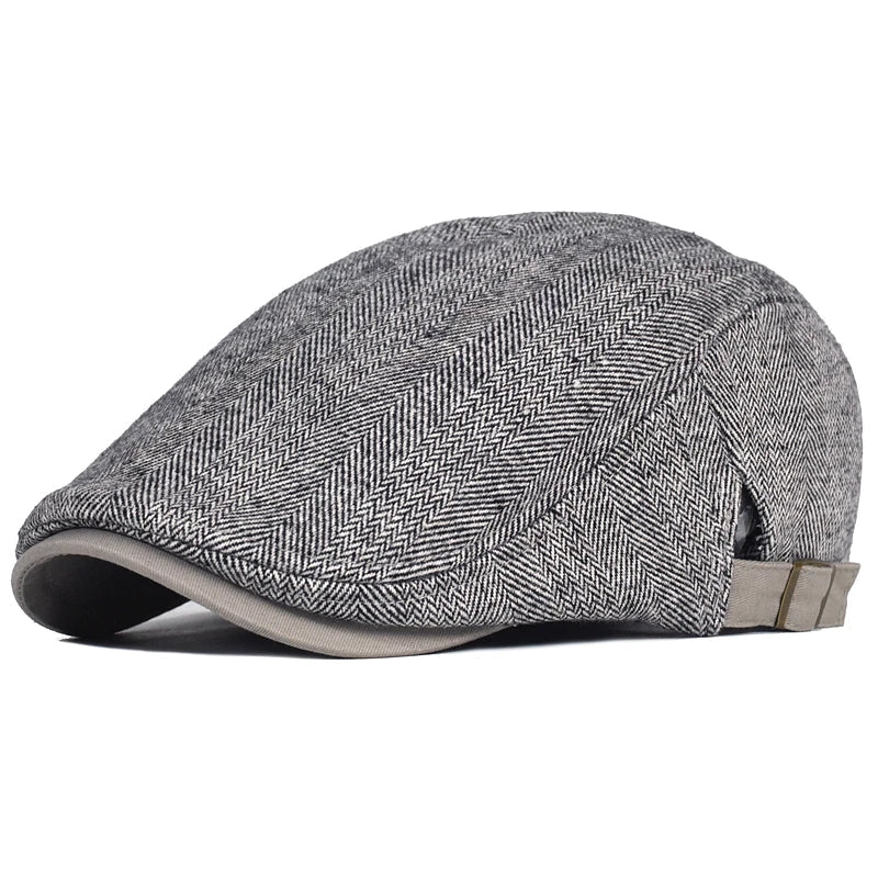 Soliqlo DapperDome – Thick Warm Peaked Cap - Soliqlo