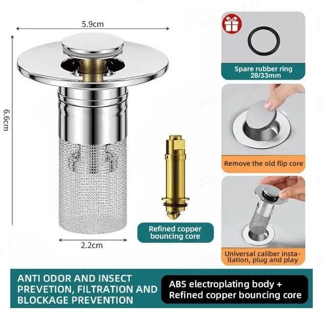 Steel Seal Drain Protector - Soliqlo