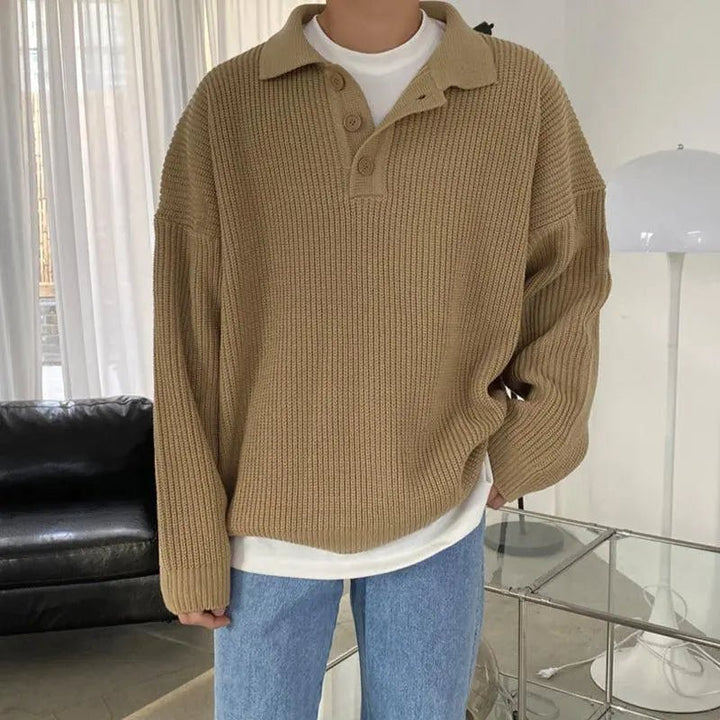 Stitch Knit Sweater - Soliqlo