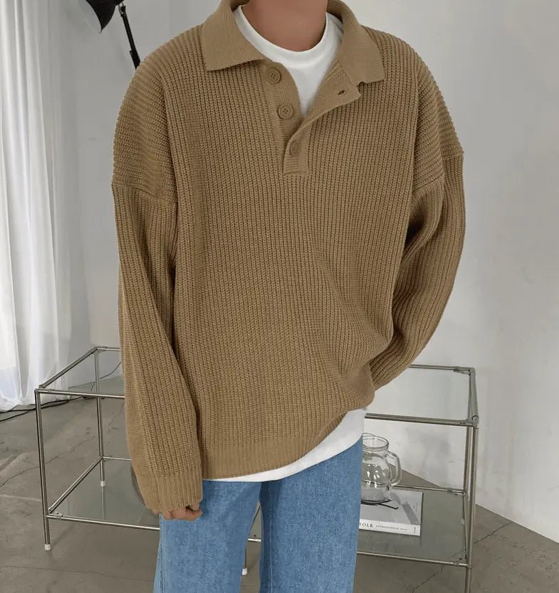 Stitch Knit Sweater - Soliqlo