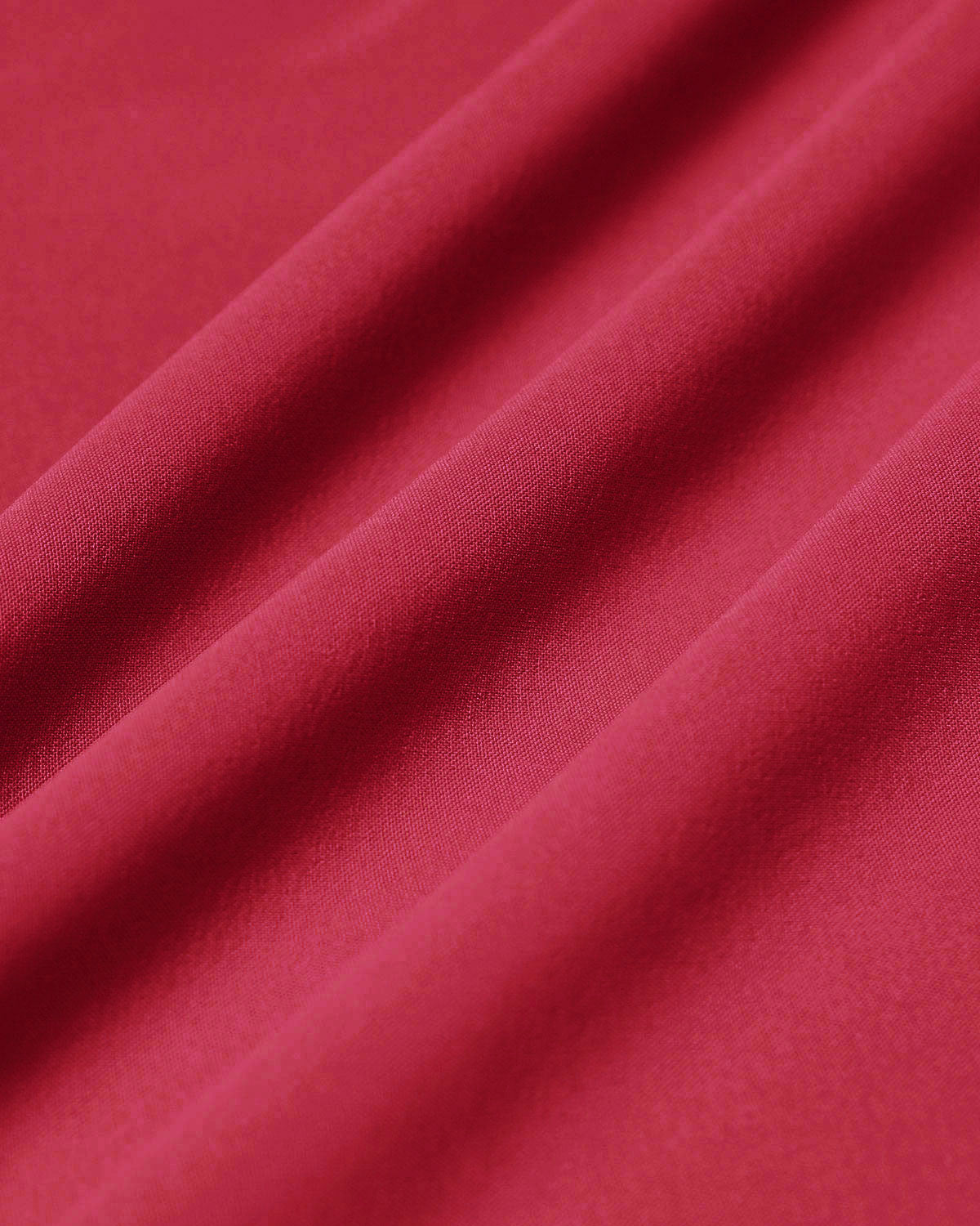 Red Square Neck Pocket Slip Midi Dress
