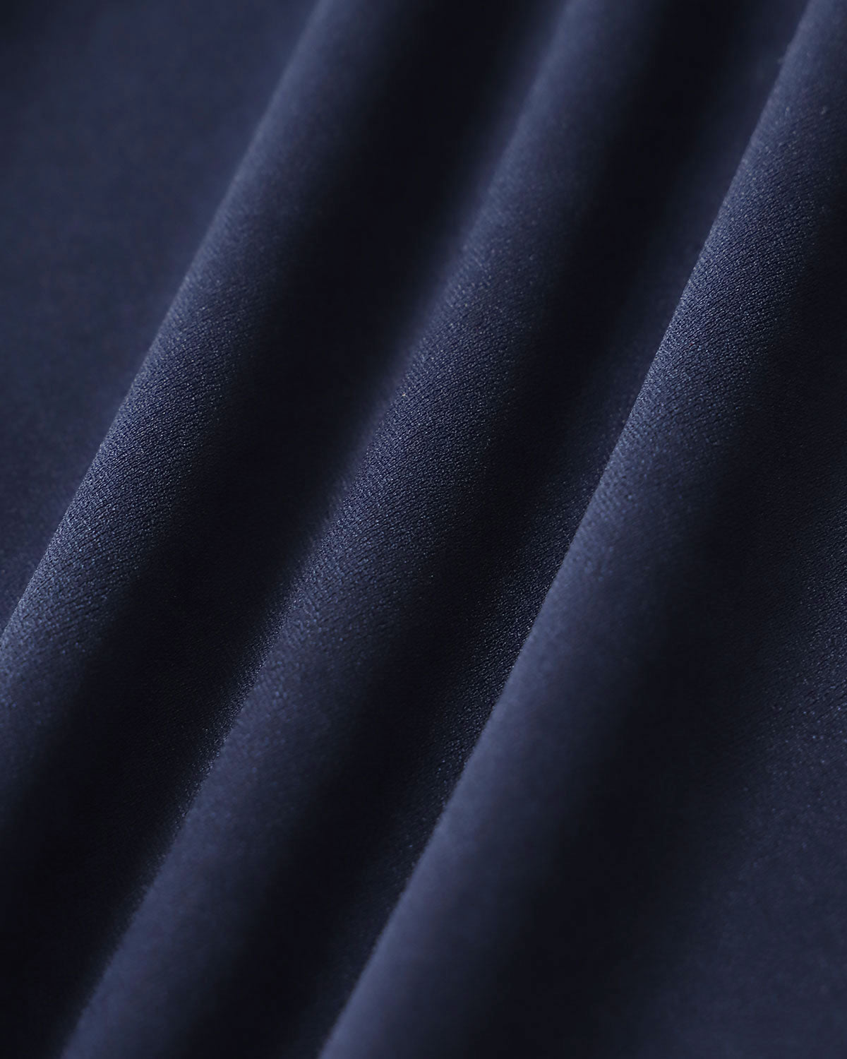Blue V Neck Button Pleated Midi Dress