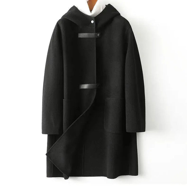 Wool Aura Overcoat - Soliqlo