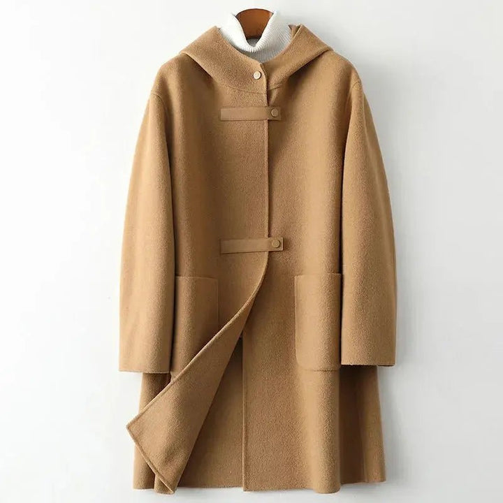 Wool Aura Overcoat - Soliqlo