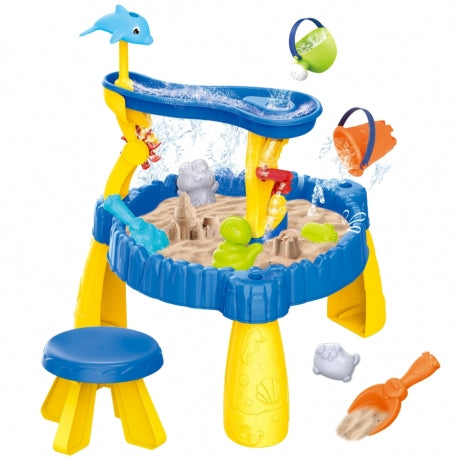 Woopie 2-in-1 Wasser- und Sandspieltisch – Sensorisches Spielzeug für die frühkindliche Entwicklung