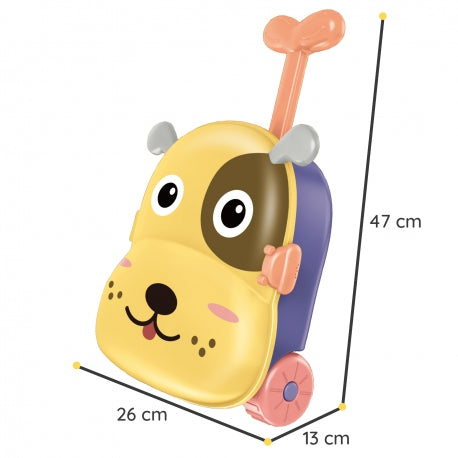 WOOPIE-3-in-1 Sandspiel-Set mit Hundekoffer & Wasserspiel
